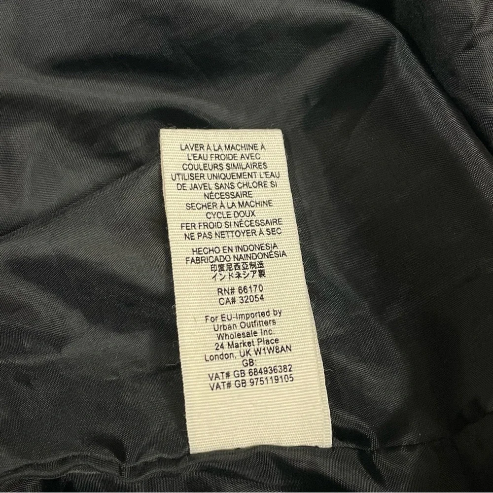 Free People ‘Midnight Bomber’ Full Zip Jacket in Black Size Medium - Picture 11 of 12